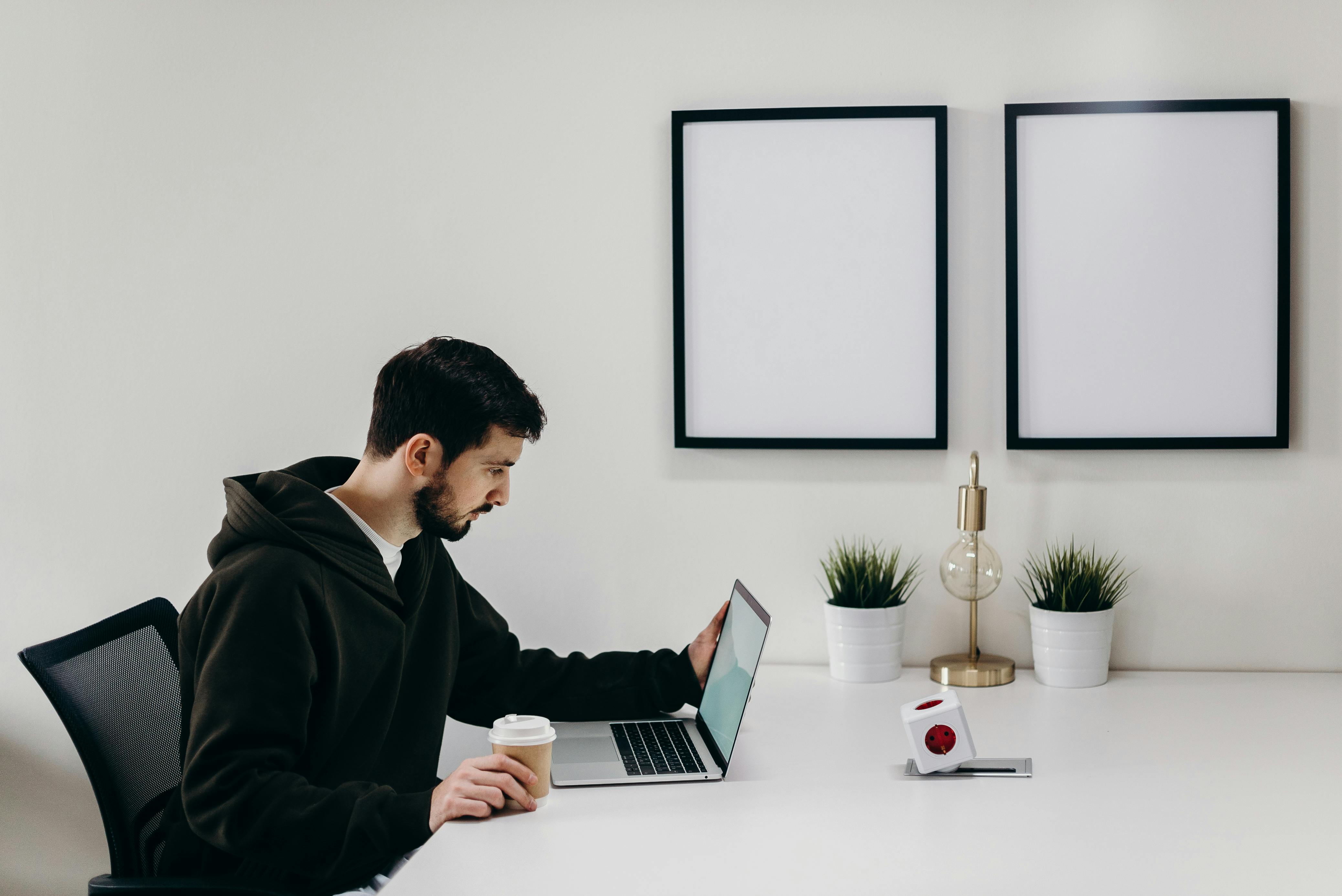 Freelancer working
